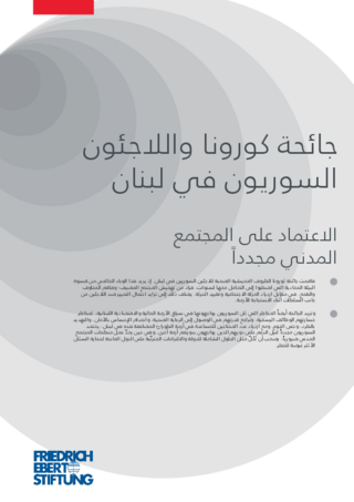 [COVID-19 and Syrian refugess in Lebanon]